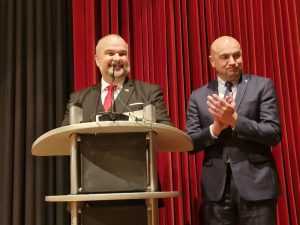 Veleposlanik Glunčić i župan Dubrovačko-neretvanski B. Pezo (desno)