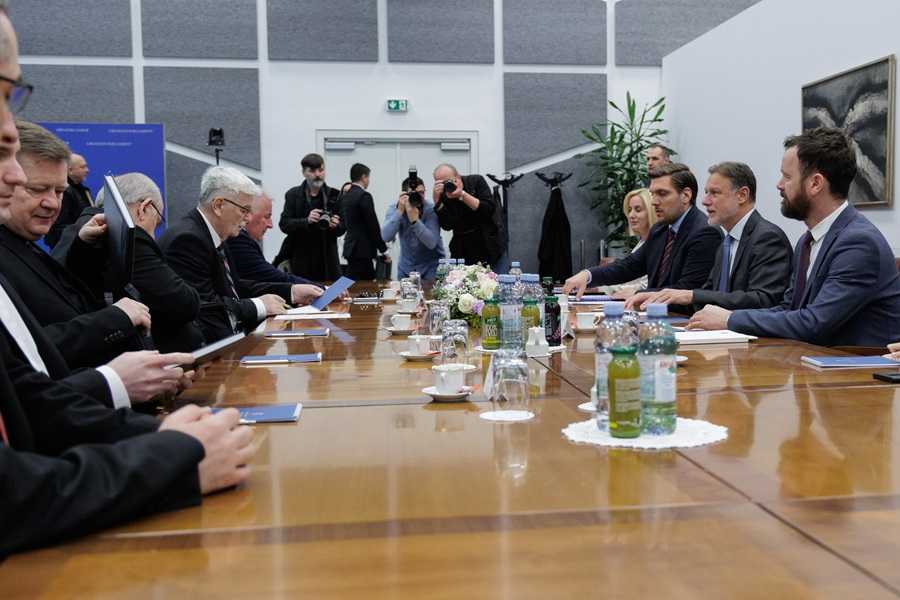 Zvonimir Ancić, Bože Vukušić, Jure Bogdan, Gordan Jandroković, Milan Kovač, Krunoslav Novak, Ilija Dogan / Foto: Hina
