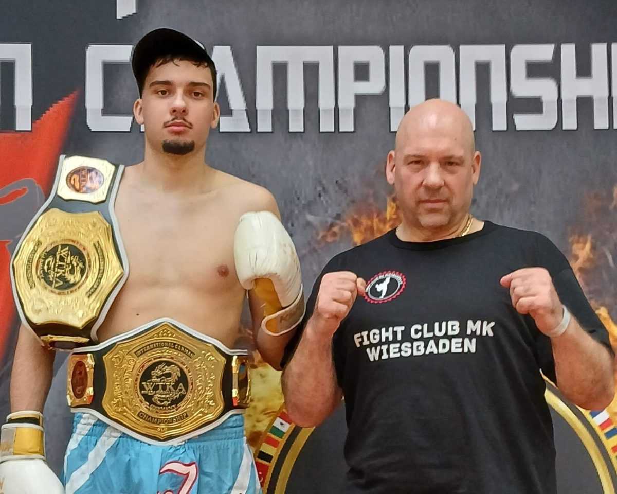 SJAJAN USPJEH: Manuel Bodrožić osvojio dva pojasa prvaka Njemačke u Arnsbergu SJAJAN USPJEH: Manuel Bodrožić osvojio dva pojasa prvaka Njemačke u Arnsbergu