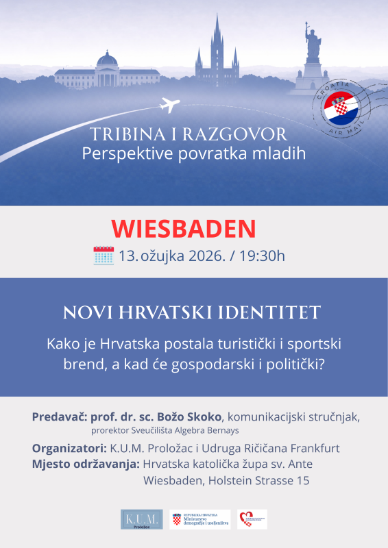 POVRATAK MLADIH U HRVATSKU: Božo Skoko i K.U.M. Proložac na tribinama u Wiesbadenu i Münchenu