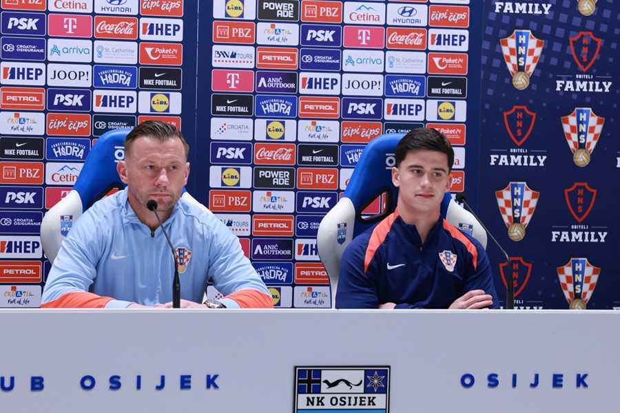 Ivica Olić i Dominik Prpić / Foto: Hina