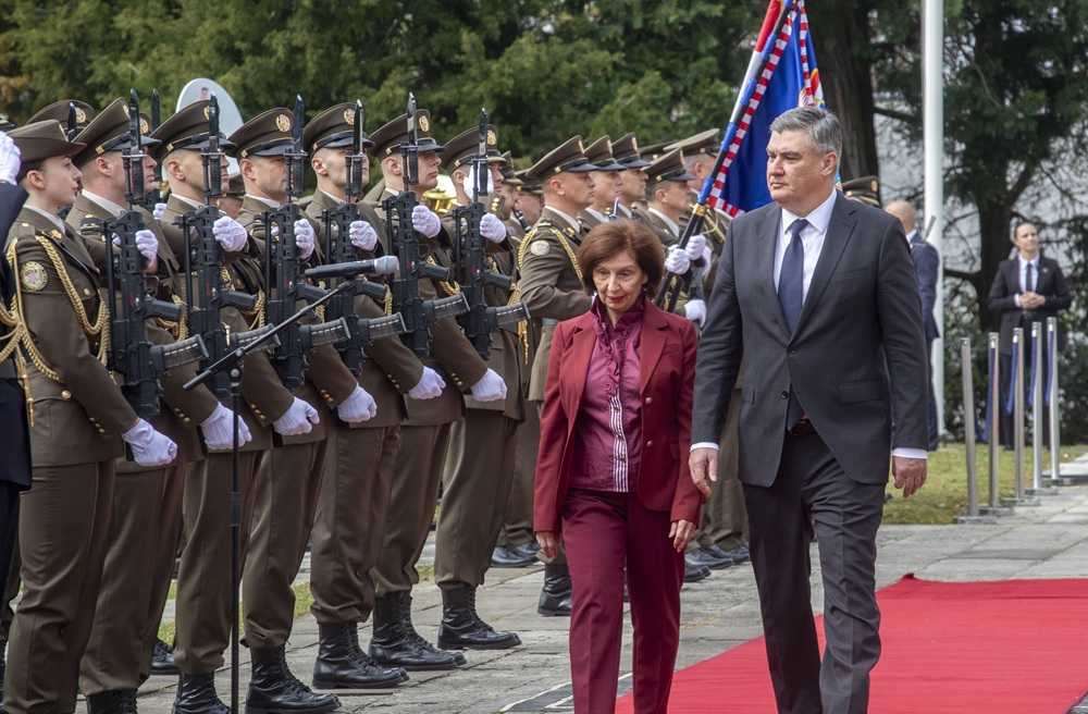 Zoran Milanović i Gordana Siljanovska-Davkova / Foto: Anadolu