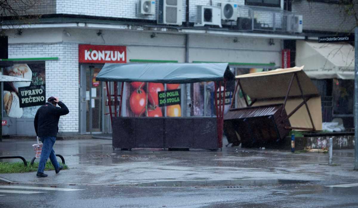 Nevrijeme u Zagrebu / Foto: Hina