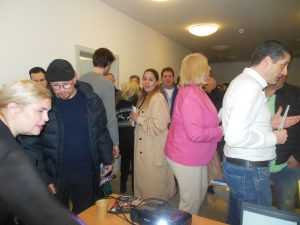 Tribina u HKŽ München / Foto: Fra Jozo Župić