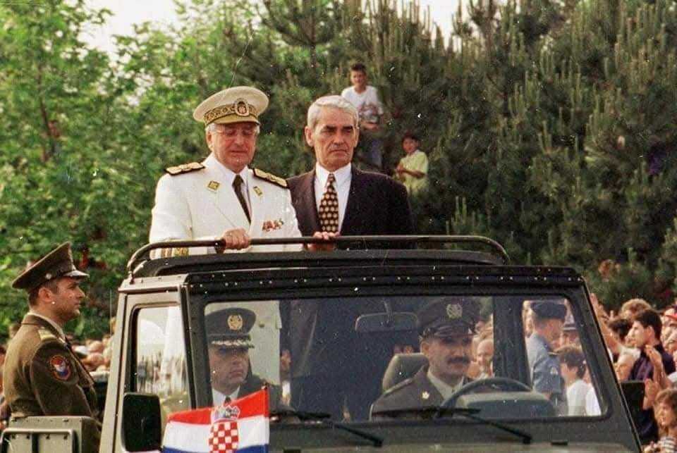 "VJEČNA TI SLAVA I HVALA": Gojko Šušak – Čovjek koji je hrvatsku vojsku gradio kao veliku obitelj Franjo Tuđman i Gojko Šušak / Foto: Miljenko Filipović