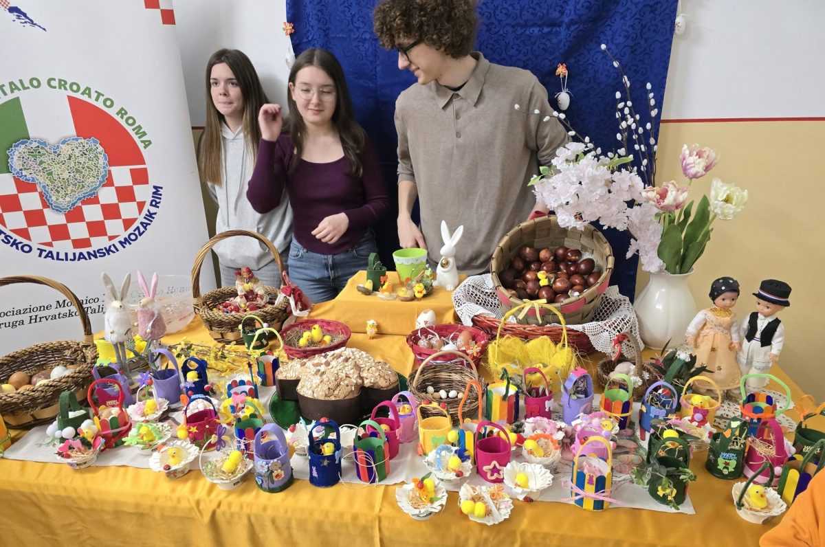 USKRSNA RADIONICA HRVATSKO-TALIJANSKOG MOZAIKA RIM: Sudjelovala i djeca Hrvatske dopunske nastave