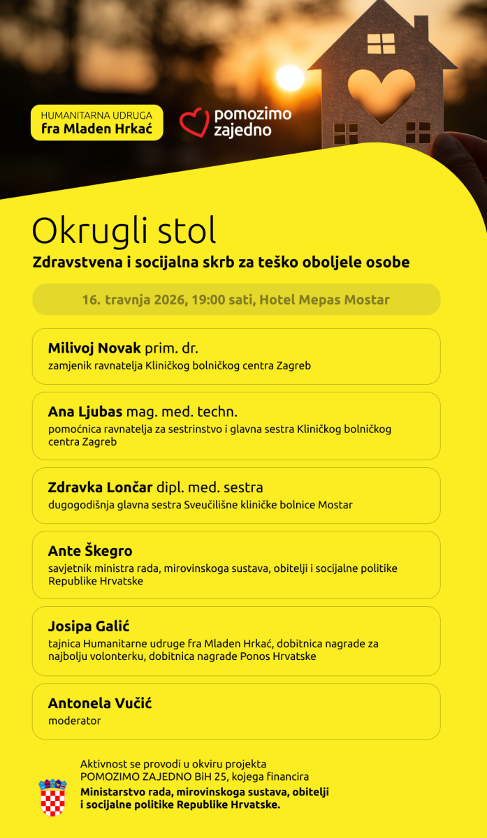 PRIČA KOJA MIJENJA ŽIVOTE: Zaklada fra Mladen Hrkać gradi Dom fra Mladen Hrkać PRIČA KOJA MIJENJA ŽIVOTE: Zaklada fra Mladen Hrkać gradi Dom fra Mladen Hrkać