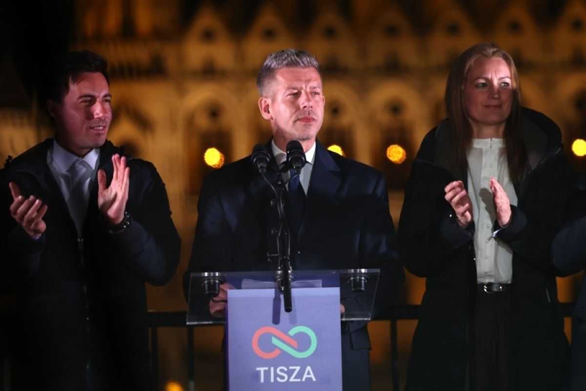 ČESTITKE MAGYARU SA SVIH STRANA: "Ovo je povijesni trenutak!", Tisza osvaja 138 mjesta u parlamentu (69,35 posto) ČESTITKE MAGYARU SA SVIH STRANA: "Ovo je povijesni trenutak!", Tisza osvaja 138 mjesta u parlamentu (69,35 posto)