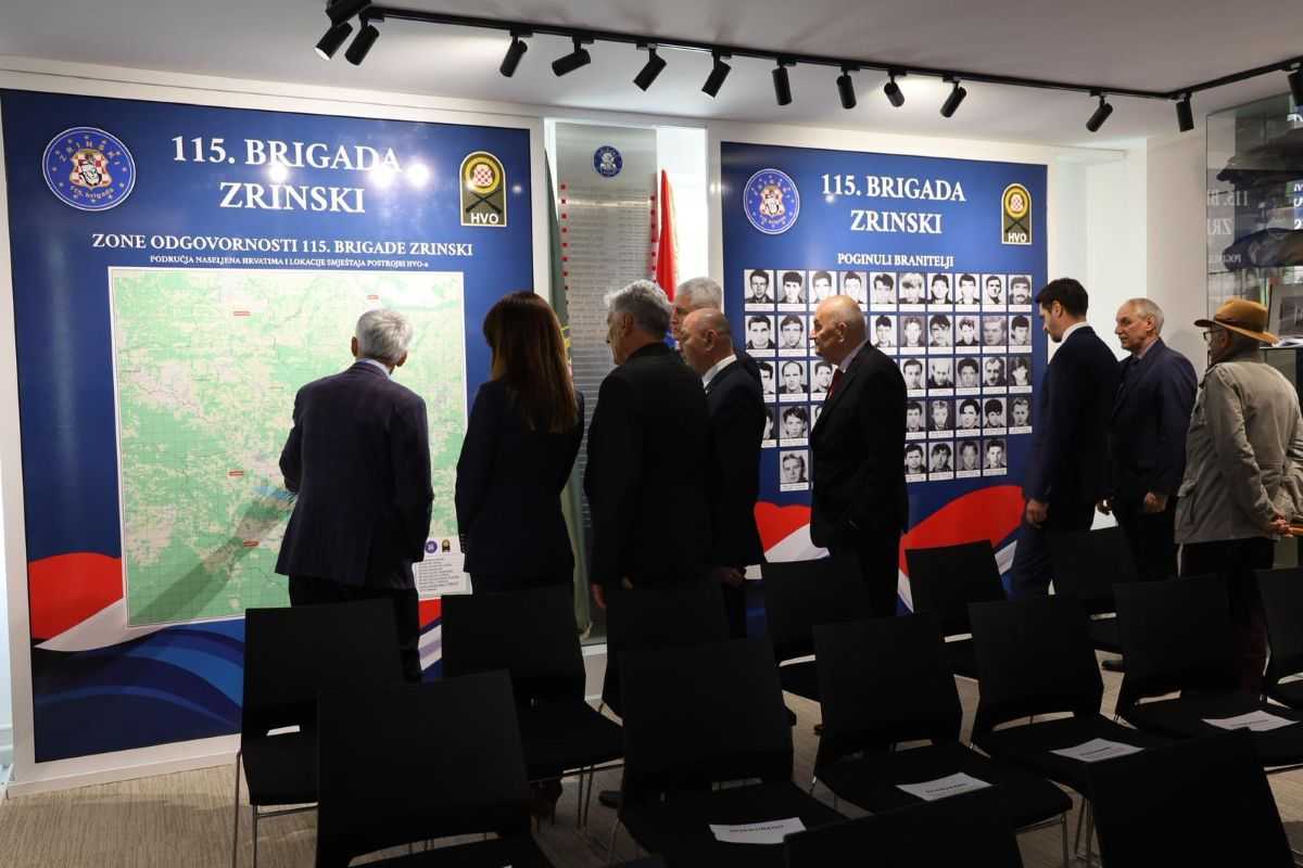 OTVORENA SPOMEN SOBA 115. BRIGADE „ZRINSKI“: Žrtva hrvatskih branitelja obvezuje sve generacije