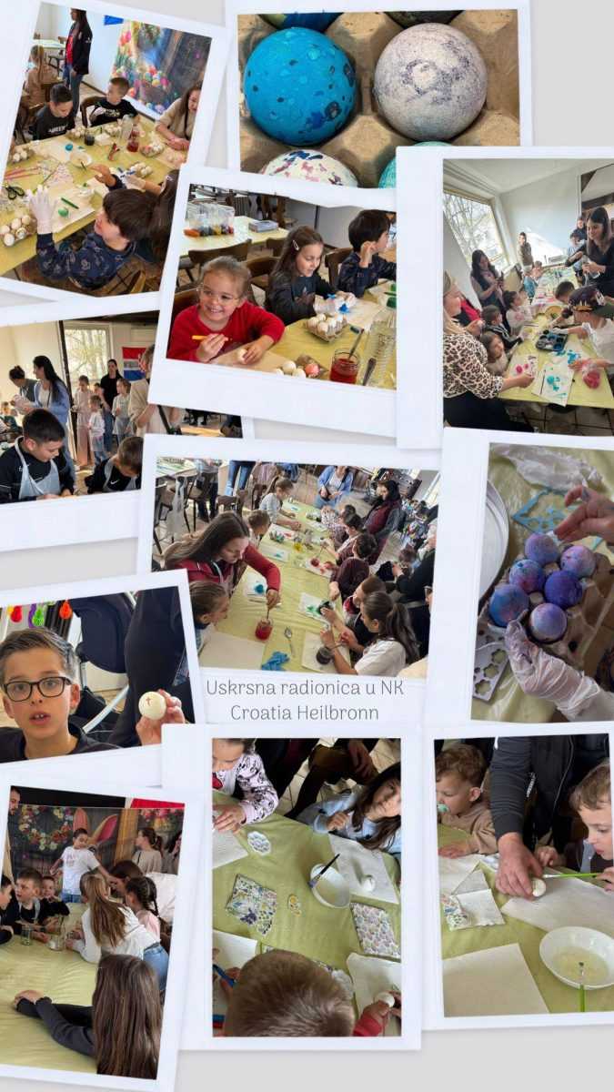 STVORILI SU LIJEPE USPOMENE: Uskrsne radionice u NK Croatiji Heilbronn