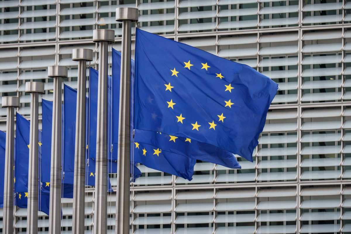 Zastave EU / Foto: Michael Kappeler/dpa