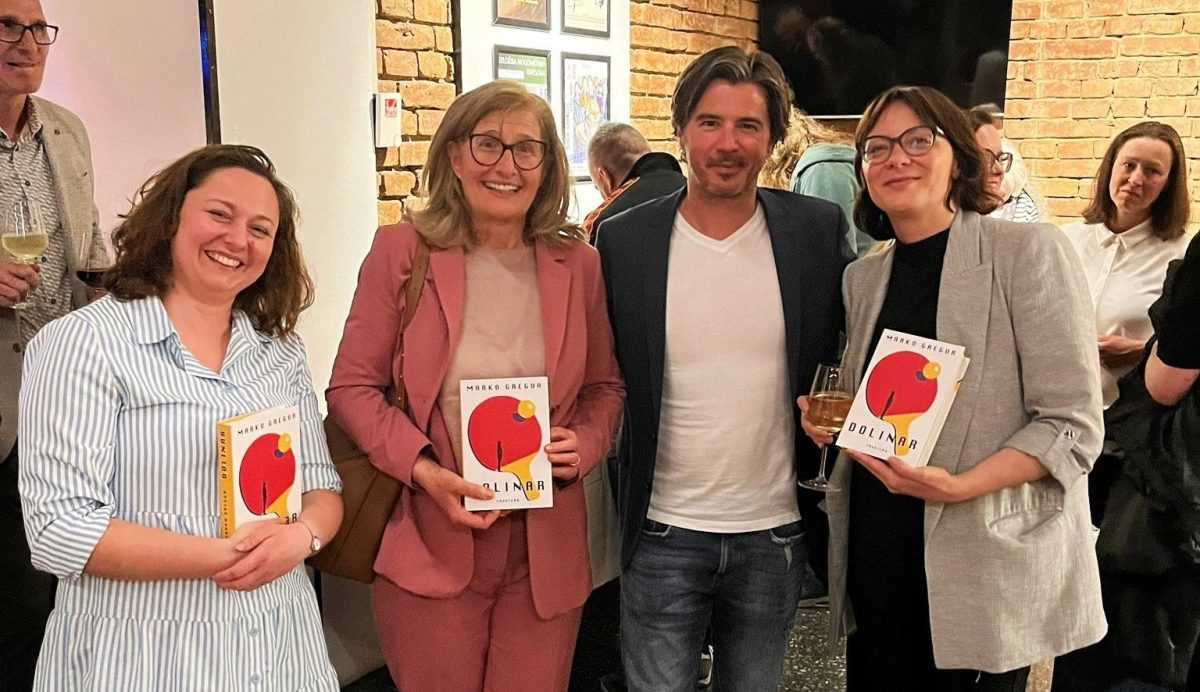 Književnik M. Gregur s domaćinima / Foto: Veleposlanstvo RH Beč