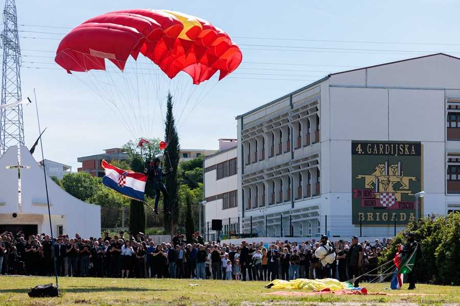 Obilježavanje 35. obljetnice 4. gardijske brigade Pauci / Foto: Hina