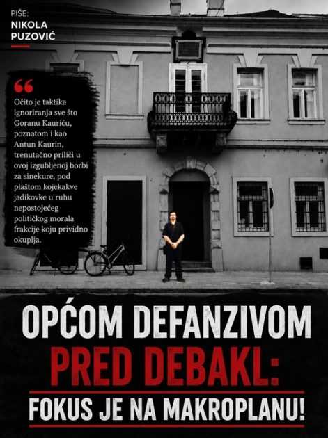 OPĆOM DEFANZIVOM PRED DEBAKL: Fokus je na makroplanu! OPĆOM DEFANZIVOM PRED DEBAKL: Fokus je na makroplanu!