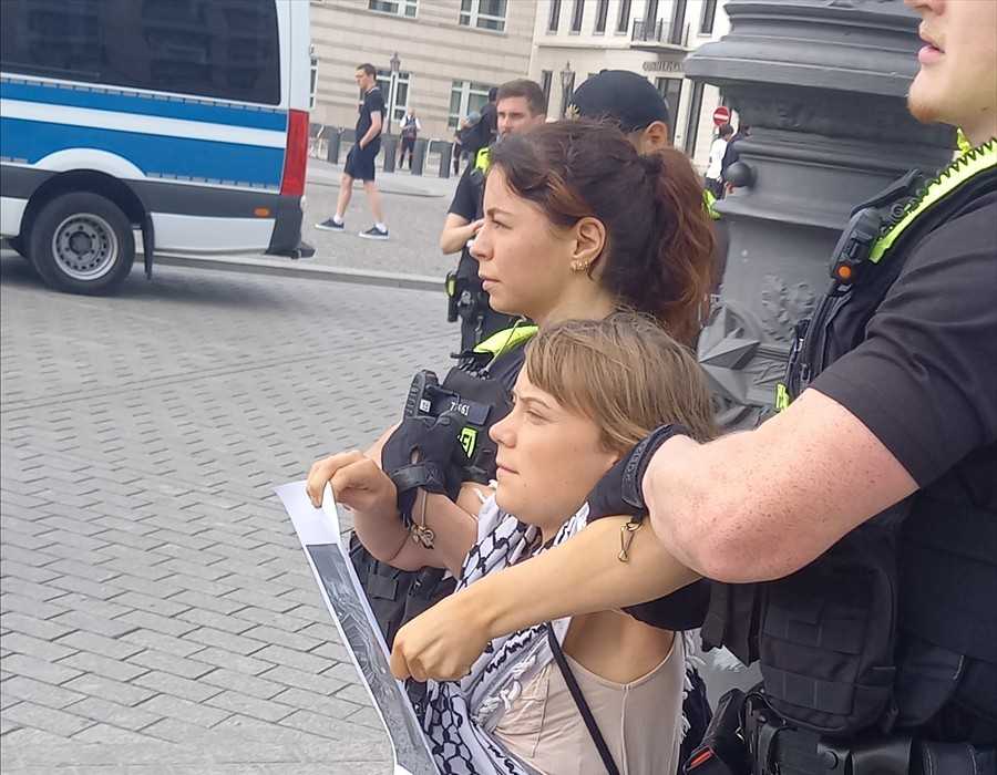 GretaThunberg uhićena u Berlinu/ Foto: Anadolu
