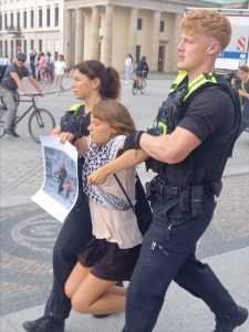 GretaThunberg uhićena u Berlinu/ Foto: Anadolu